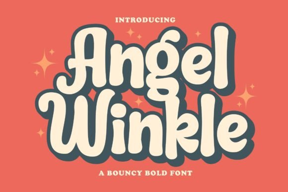 Angel Winkle: A Joyful Display Font for Campaigns