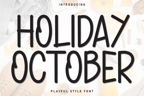 Boost Campaign Clarity with Holiday October Display Font