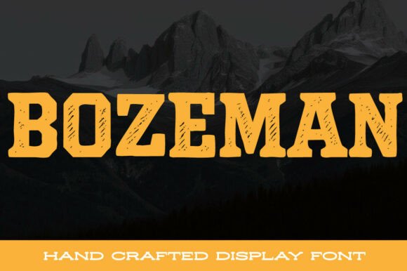 Bozeman: The Rugged Display Font for Bold Marketing