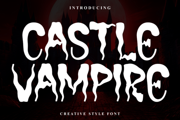 Castle Vampire: A Neat Display Font for Modern Editorial Design