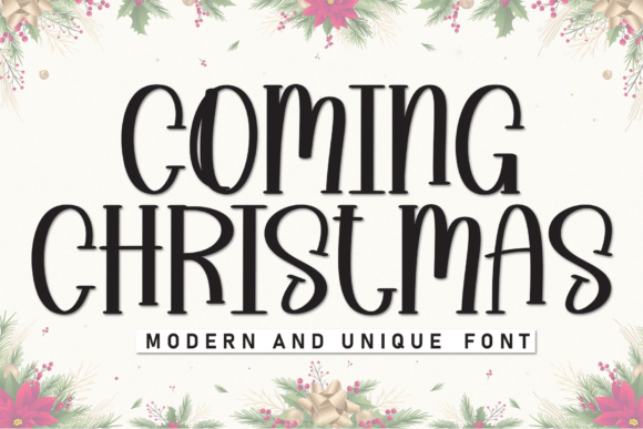 Coming Christmas: A Friendly Display Font for Web Design