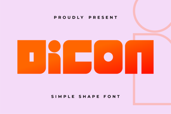 Dicon: The Bold Display Font for Memorable Brands