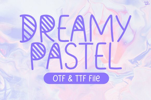 Dreamypastel: A Playful Display Font for Modern Branding