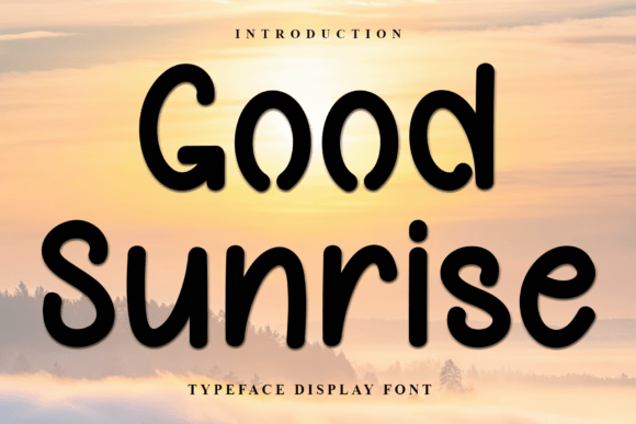 Good Sunrise: A Unique Display Font for Small Business Branding