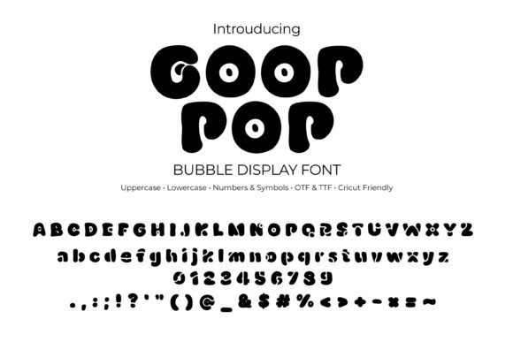 Goop Pop Font Review: A Chunky Display Type for Fun Campaigns