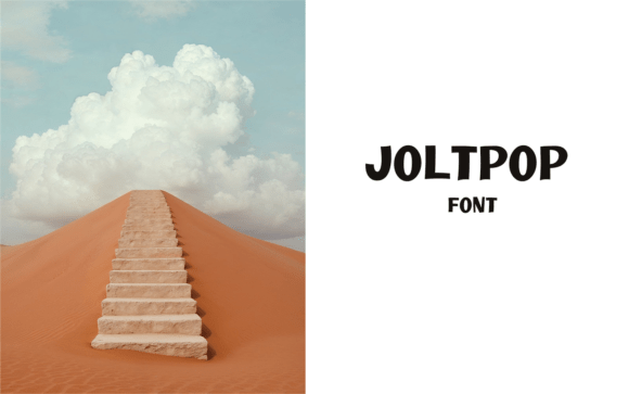 Joltpop Regular 0127 25: A Playful Display Font for Bold Campaigns