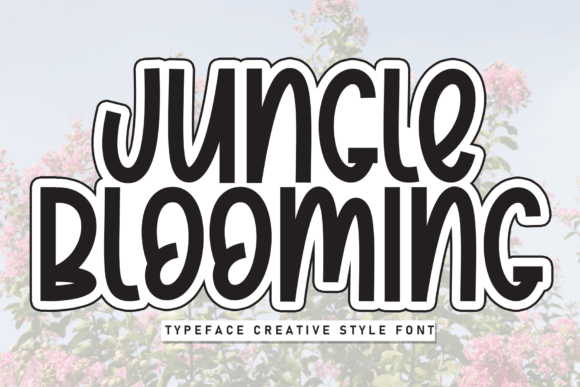 Jungle Blooming: A Friendly Display Font for Small Business Branding