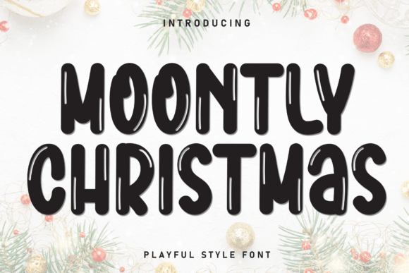 Moontly Christmas: A Neat Display Font for Friendly Branding