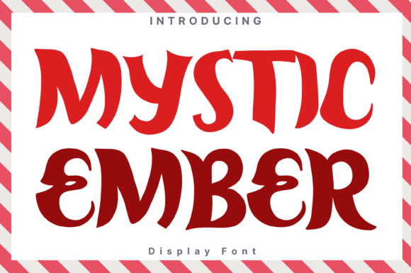 Mystic Ember: A Bold Typeface for Modern Branding