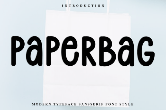 Paperbag Font Review: A Festive Display Typeface for Holidays