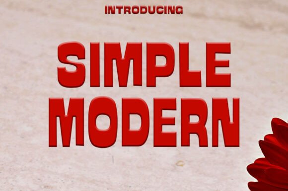 Simplemodern Font Review: A Bold Display Choice