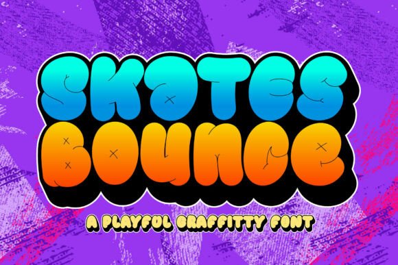 Skates Bounce: The Playful Display Font for Bold Campaigns