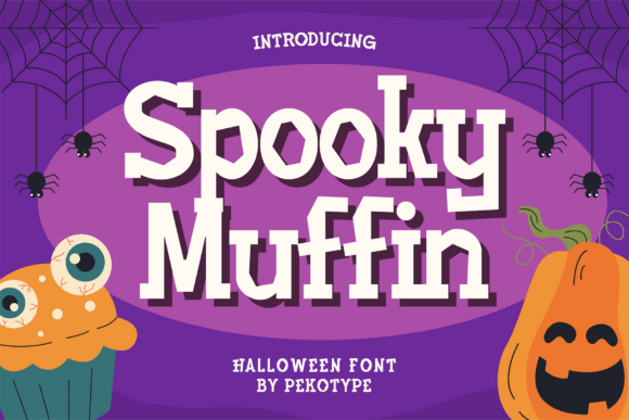Spooky Muffin Font: A Sweet Twist on Halloween Typography
