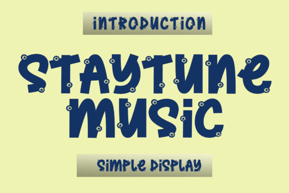 Staytune Music: The Perfect Display Font for Handmade Brands