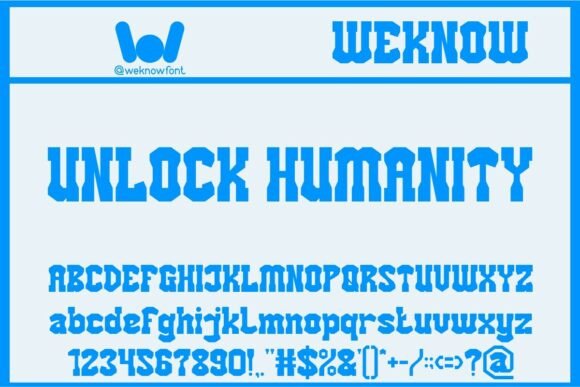 Unlock Humanity: The Ultimate Display Font for Bold Branding