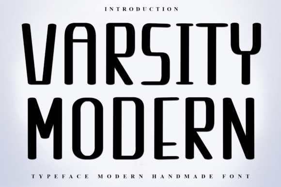 Varsity Modern: A Soft Display Font for Handmade Brands